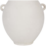 White Ceramic Stoneware Vase