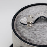 Hide Leather Insulated Ice Bucket