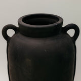 Villa Terracotta Vase - Natural Black