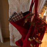 Reversible Wrapping Paper - Plaid and Herringbone