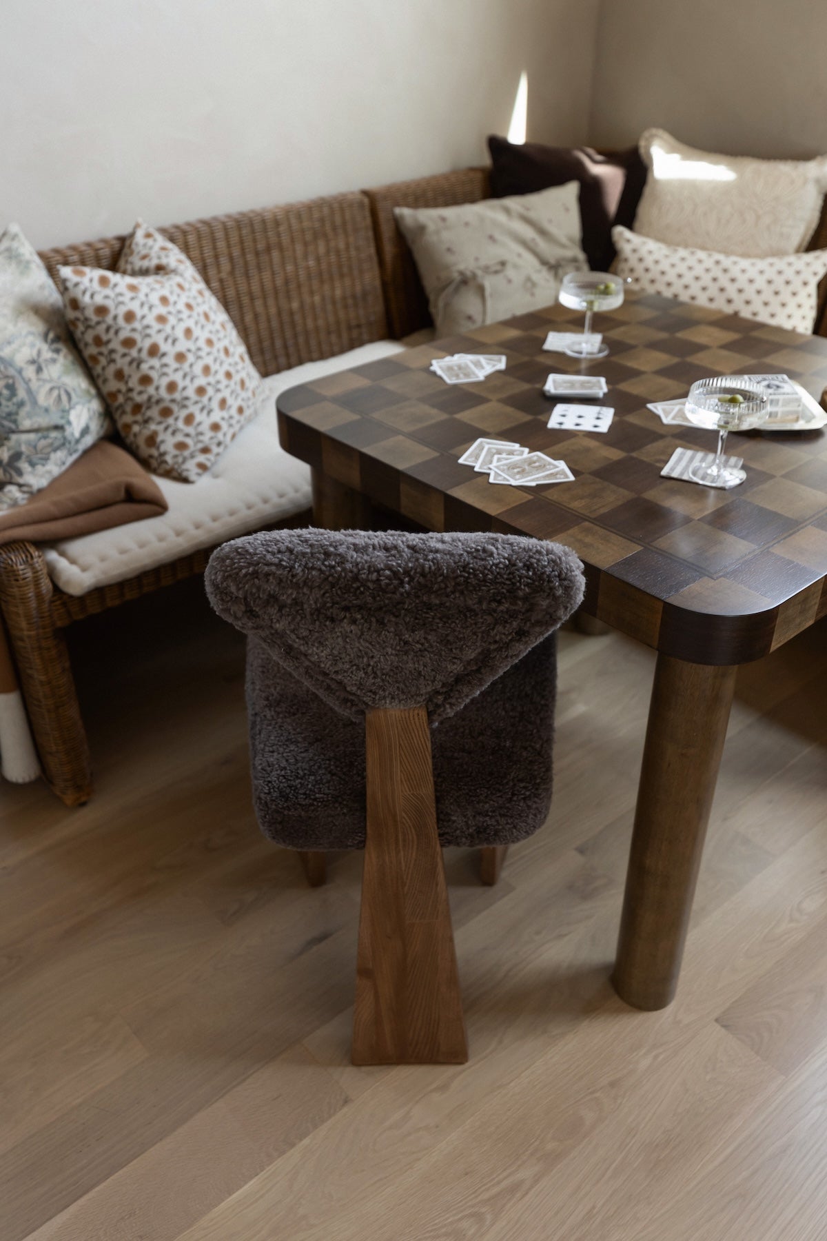 Oscar Checkered Dining Table