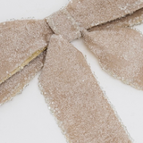 Glitter Bow - Champagne