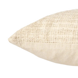 Misha Lumbar Pillow - Beige - 13"x21"