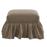 Edith Ruffle Ottoman