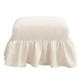 Edith Ruffle Ottoman