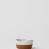 Waylon Pinch Bowl - Brown/White - Set of 4