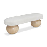Bowie Boucle Bench