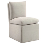Nelori Linen Textured Performance Dining Chair - Set of 2