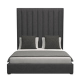 Moyra 87" Vertical Channel Tufted Bed
