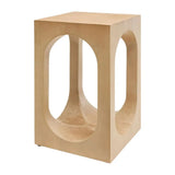 Asner End Table Brown Mango Wood