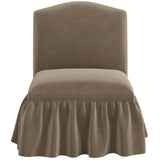 Ashburn Ruffle Slipper Chair