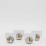 Bell Place Card Holders - Silver - Set of 4