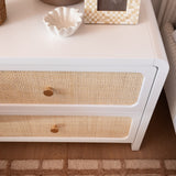 Patty Rattan 2-Drawer Nightstand