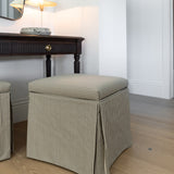 Dyer Skirted Storage Ottoman