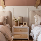 Patty Rattan 2-Drawer Nightstand