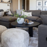 Britt Shearling Ottoman