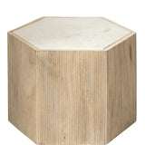Argan Hexagon Table -  3 Sizes