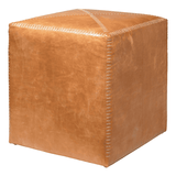 Nolan Leather Ottoman - 2 Sizes