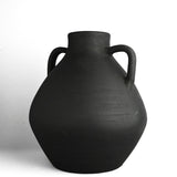Black Rustic Terracotta Vase