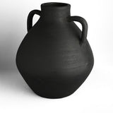 Black Rustic Terracotta Vase
