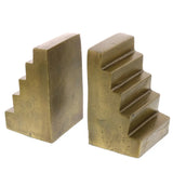 Hagan Stair Brass Bookends