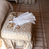Edith Ruffle Ottoman
