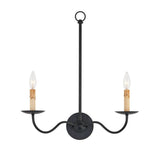 Saxon Double-Light Wall Sconce