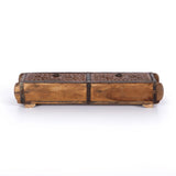 Found Carved Wooden Box