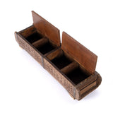 Found Carved Wooden Box