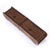 Found Carved Wooden Box