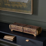Found Carved Wooden Box