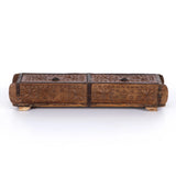 Found Carved Wooden Box