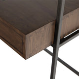 Trey Modular Wall Desk with 1 Bookcase
