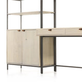 Trey Modular Wall Desk with 1 Bookcase