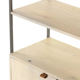 Trey Modular Wall Desk with 1 Bookcase
