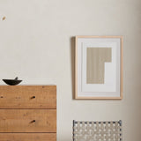 Negative In Taupe Wall Art by The Holly Collective