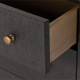 Fiona 6-Drawer Dresser - Black