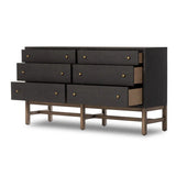 Fiona 6-Drawer Dresser - Black