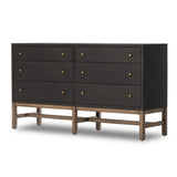 Fiona 6-Drawer Dresser - Black