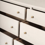 Fiona 6-Drawer Dresser - Ivory