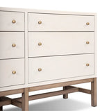 Fiona 6-Drawer Dresser - Ivory