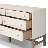 Fiona 6-Drawer Dresser - Ivory