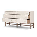 Fiona 6-Drawer Dresser - Ivory