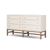 Fiona 6-Drawer Dresser - Ivory