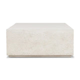 Otero Rectangular Outdoor Coffee Table - Matte Stone