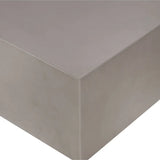 Otero Rectangular Outdoor Coffee Table - Natural Concrete