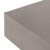 Otero Rectangular Outdoor Coffee Table - Natural Concrete
