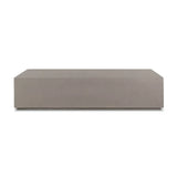 Otero Rectangular Outdoor Coffee Table - Natural Concrete