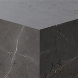 Modern Marble Plinth End Table