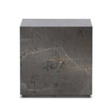 Modern Marble Plinth End Table